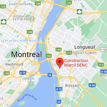 Map of Construction Marcil's address